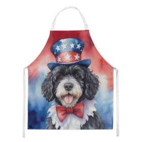 Portuguese Water Dog Patriotic American Apron