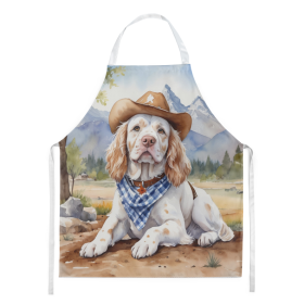 Clumber Spaniel Cowboy Welcome Apron