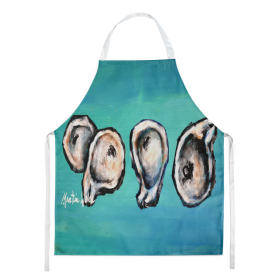 Four Oyster Shells on Board Apron