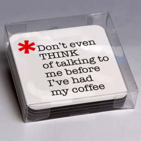 Whimsical OCD* (Cranky) Boxed Coaster