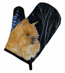 Starry Night Brussels Griffon Oven Mitt