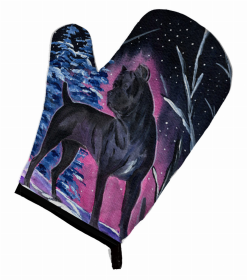 Starry Night Cane Corso Oven Mitt