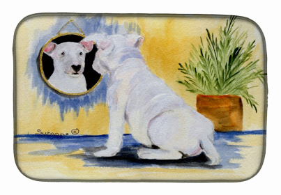 Bull Terrier Dish Drying Mat