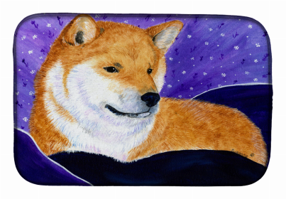 Shiba Inu Dish Drying Mat