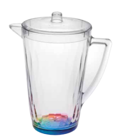 Acrylic Rainbow Diamond Pitcher 2.5 qt