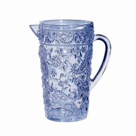 Acrylic Paisley Pitcher - Blue 2.5 qt