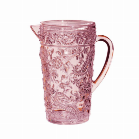 Acrylic Paisley Pitcher - Pink 2.5 qt