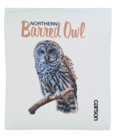 Barred Owl Swedish Dishcloths