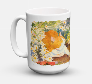 Cat Coffee Mug 15 oz (Color: Cat, size: 5 x 5)