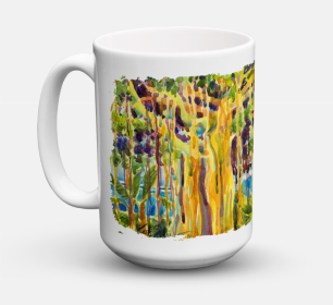 Tree Coffee Mug 15 oz (Color: Banyan Tree, size: 5 x 5)