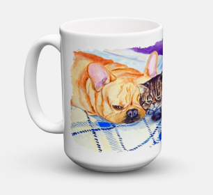 Cat Coffee Mug 15 oz (Color: Cats/Cat, size: 5 x 5)