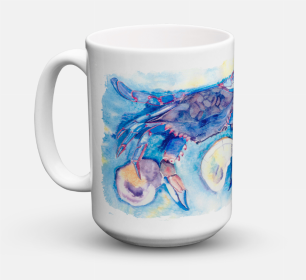 Shellfish Coffee Mug 15 oz (Color: Crab, size: 5 x 5)