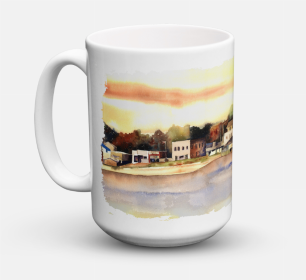 Scenic Coffee Mug 15 oz (Color: The Pass, size: 5 x 5)