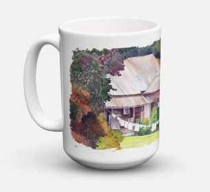 Scenic Coffee Mug 15 oz (Color: Wash Day, size: 5 x 5)