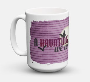 Halloween Coffee Mug 15 oz (Color: A Haunting we will go, size: 5 x 5)