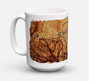 Halloween Coffee Mug 15 oz (Color: A Spook Tacular Day, size: 5 x 5)