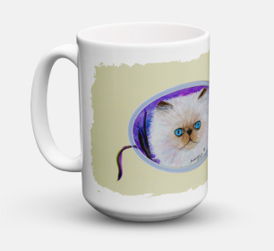 Cat Coffee Mug 15 oz (Color: Cats1, size: 5 x 5)