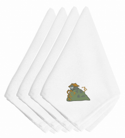 HalloweenThemed Embroidered Napkins (Color: Halloween Graveyard, size: 20 x 20)