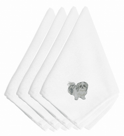 Dog Breed/Embroidered Napkins (Color: Shih Tzu, size: 20 x 20)