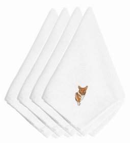 Dog Breed/Embroidered Napkins (Color: Corgi, size: 20 x 20)