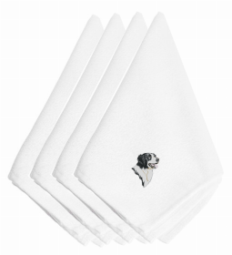 Dog Breed/Embroidered Napkins (Color: Border Collie, size: 20 x 20)