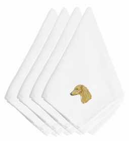 Dog Breed/Embroidered Napkins (Color: Saluki, size: 20 x 20)