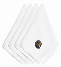 Dog Breed/Embroidered Napkins (Color: Gordon Setter, size: 20 x 20)