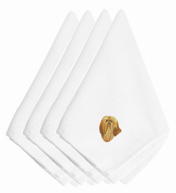 Dog Breed/Embroidered Napkins (Color: Lhasa Apso, size: 20 x 20)