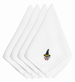 HalloweenThemed Embroidered Napkins (Color: Halloween Witches Face, size: 20 x 20)