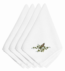 Fall Themed Embroidered Napkins (Color: Fall Ear of Corn and Ivy, size: 20 x 20)